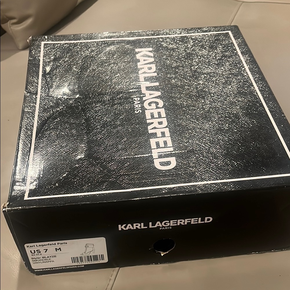 Karl Lagerfeld Black Shoe Box
